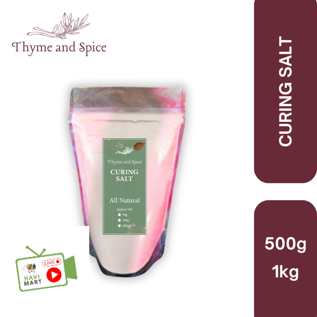 [ZIP LOCK] Curing Salt/ Prague/ Pink Curing Salt 500G 1KG - Sausage️ ...