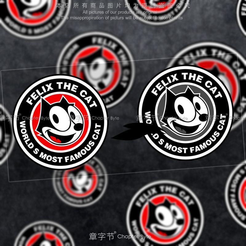 Felix FELIX Cat Car Sticker Garland American Street Trend Culture