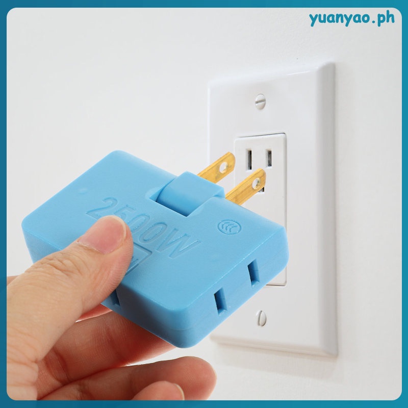 Outlet Extender Flat Adapter Multi Plug Outdoor Power Bank Wireless