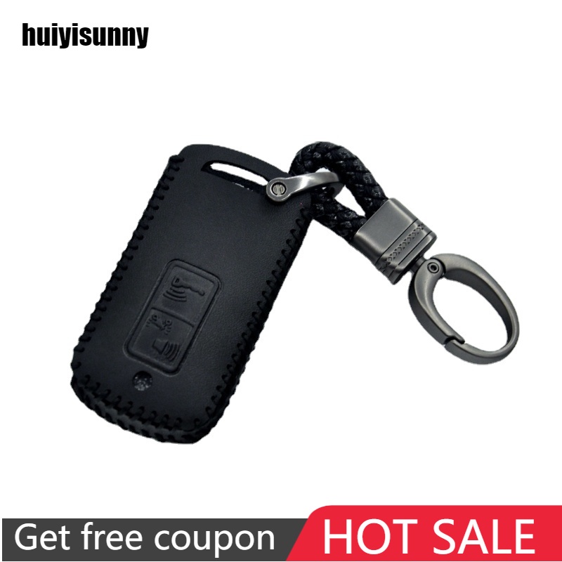 HYS Honda motor key cover case holder keychain Leather motorcycle key