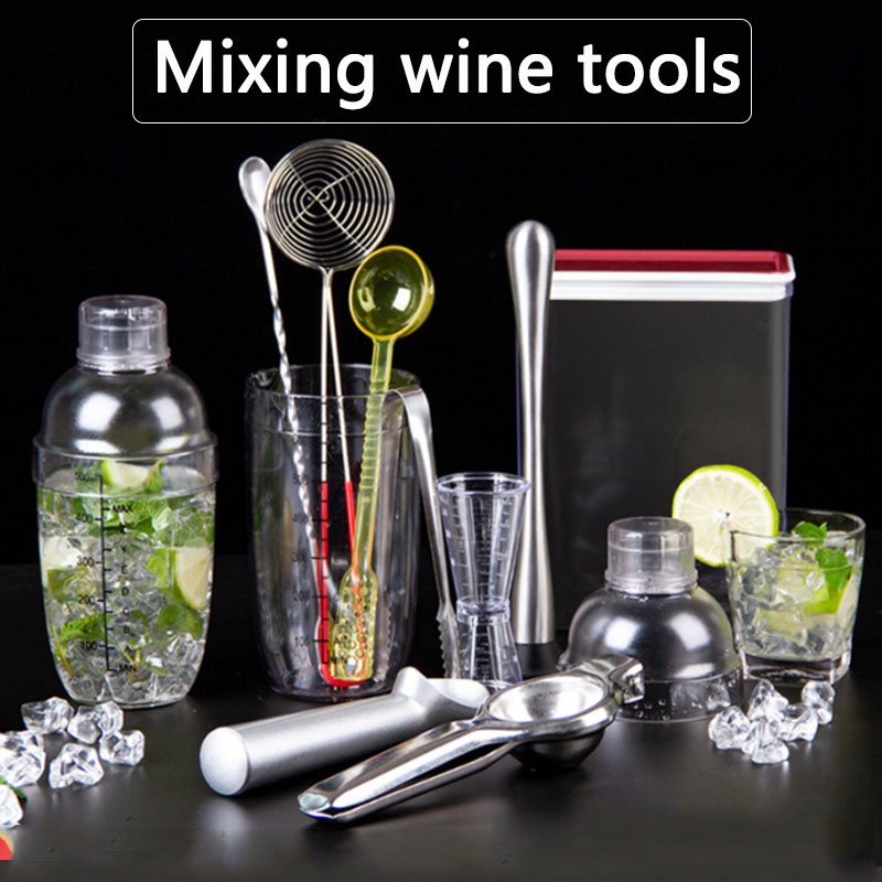 Mixing Wine Tools Cocktail Shaker Beverage Mixer Bartender for Mixing ...