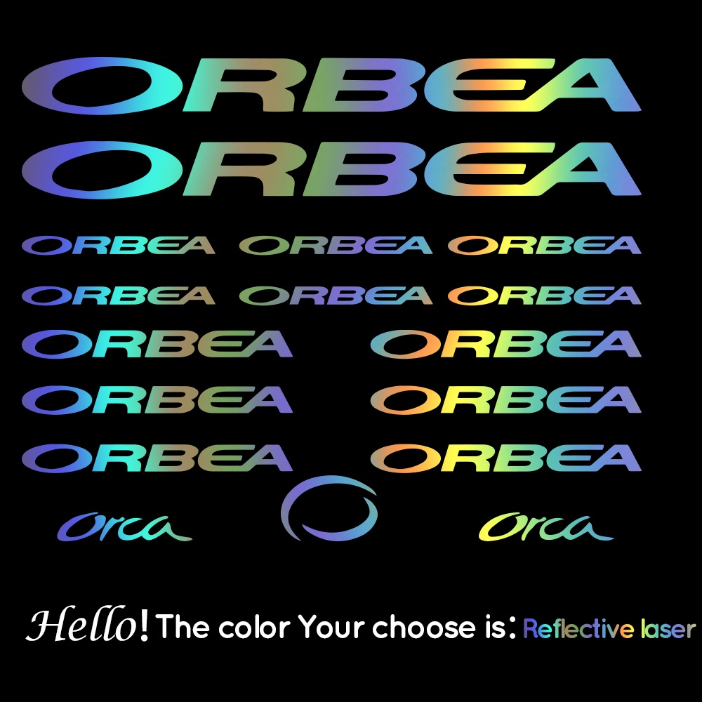 thumbnail image 2 of ORBEA Bike Frame Stickers & Protector Decals Set - White Bike Frame Protection 2 of 13