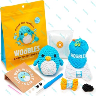8Pcs DIY Handmade Doll Crochet Kit For Beginners Penguin Sewing Material  Package Hand Knitting For Kids Adults Crochet Lovers