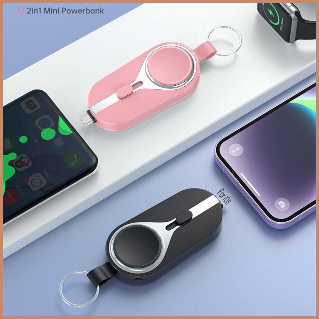 Mini Keychain Power Bank Fast Charging Keychain Portable Charger ...