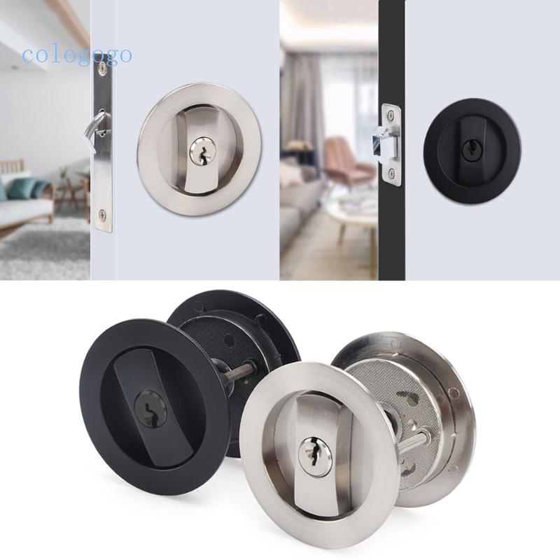 COLO Door Hardware Sliding Pocket Door Lock for Bed Bath Barn Pocket ...