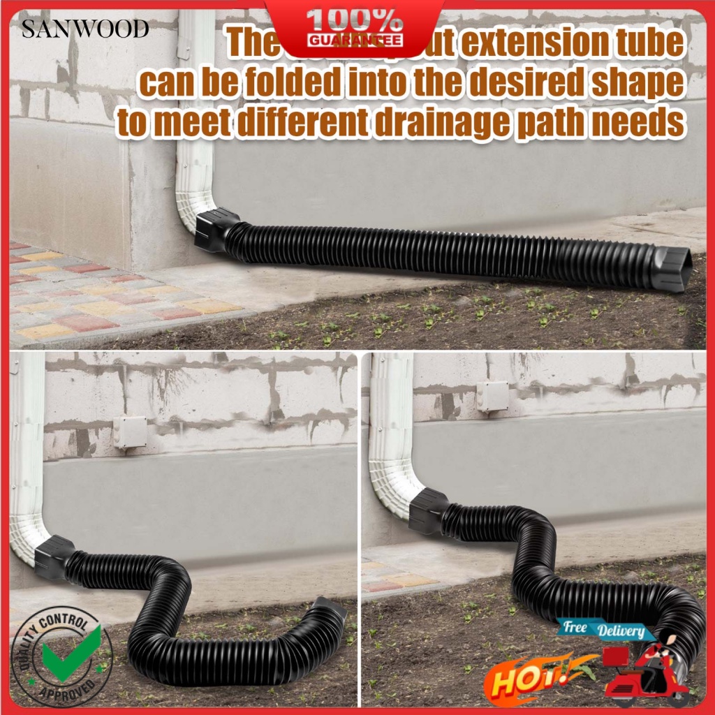 SW.Z Flexible Water Hose Extender Telescopic Downspout Extender