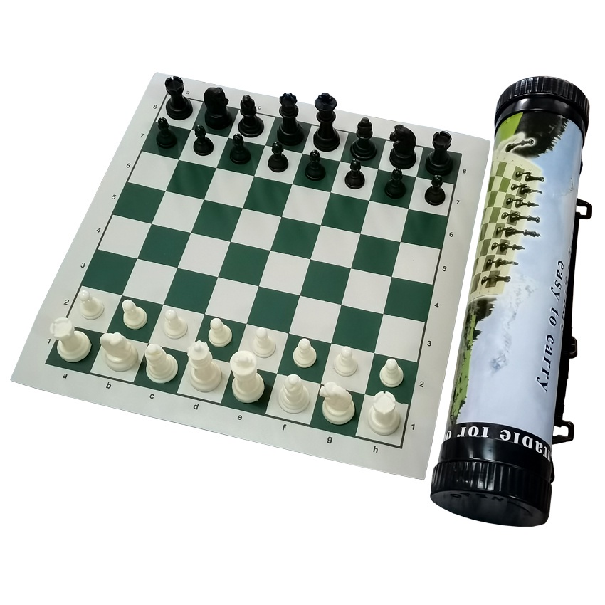 Chess Mat Set Chess Mat with Pieces Chess Board Foldable High Quality ...