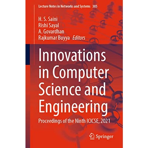 Innovations In Computer Science And Engineering - Paperback - English ...