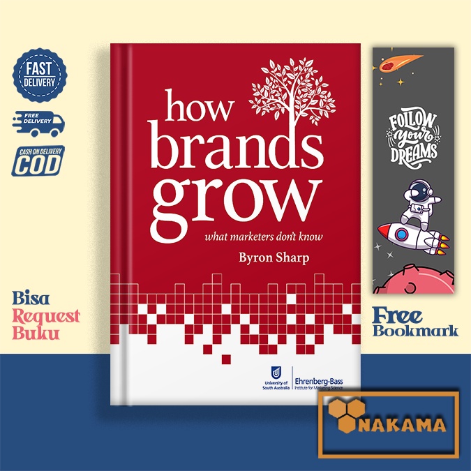 How Brands Grow: What Marketers Buttonscarves Know Byron Sharp (English ...