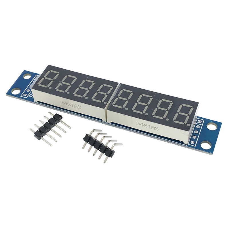 MAX7219 LED Dot Matrix 8 Digit Digital Tube Display Control Module 3.3V ...