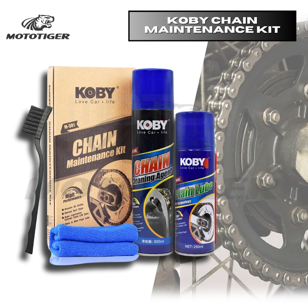 MOTO CARE KOBY ORIGINAL CHAIN MAINTENANCE KIT FOR MOTORCYCLE [MOTOTIGER ...