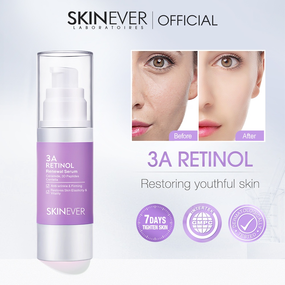 SKINEVER FDA Triple-Action Retinol Firming and Wrinkle-Defying Essence ...