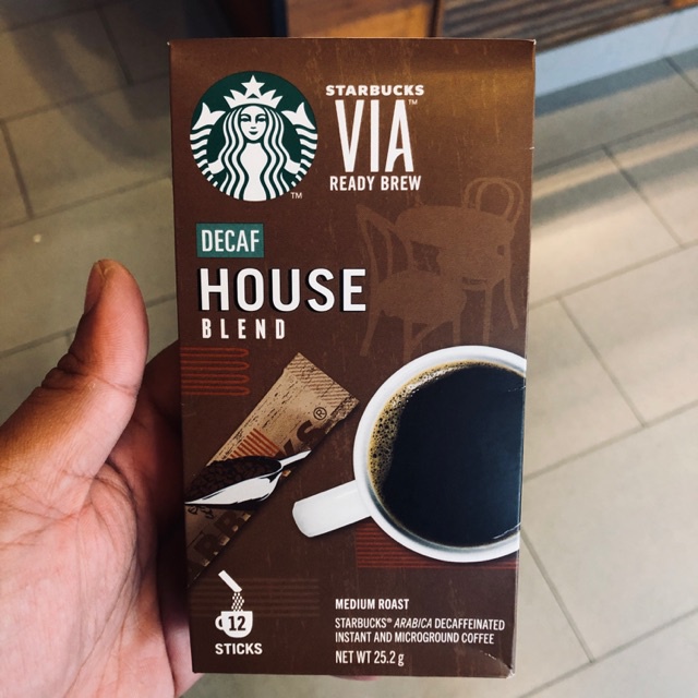 Starbucks decaf 2024 house blend