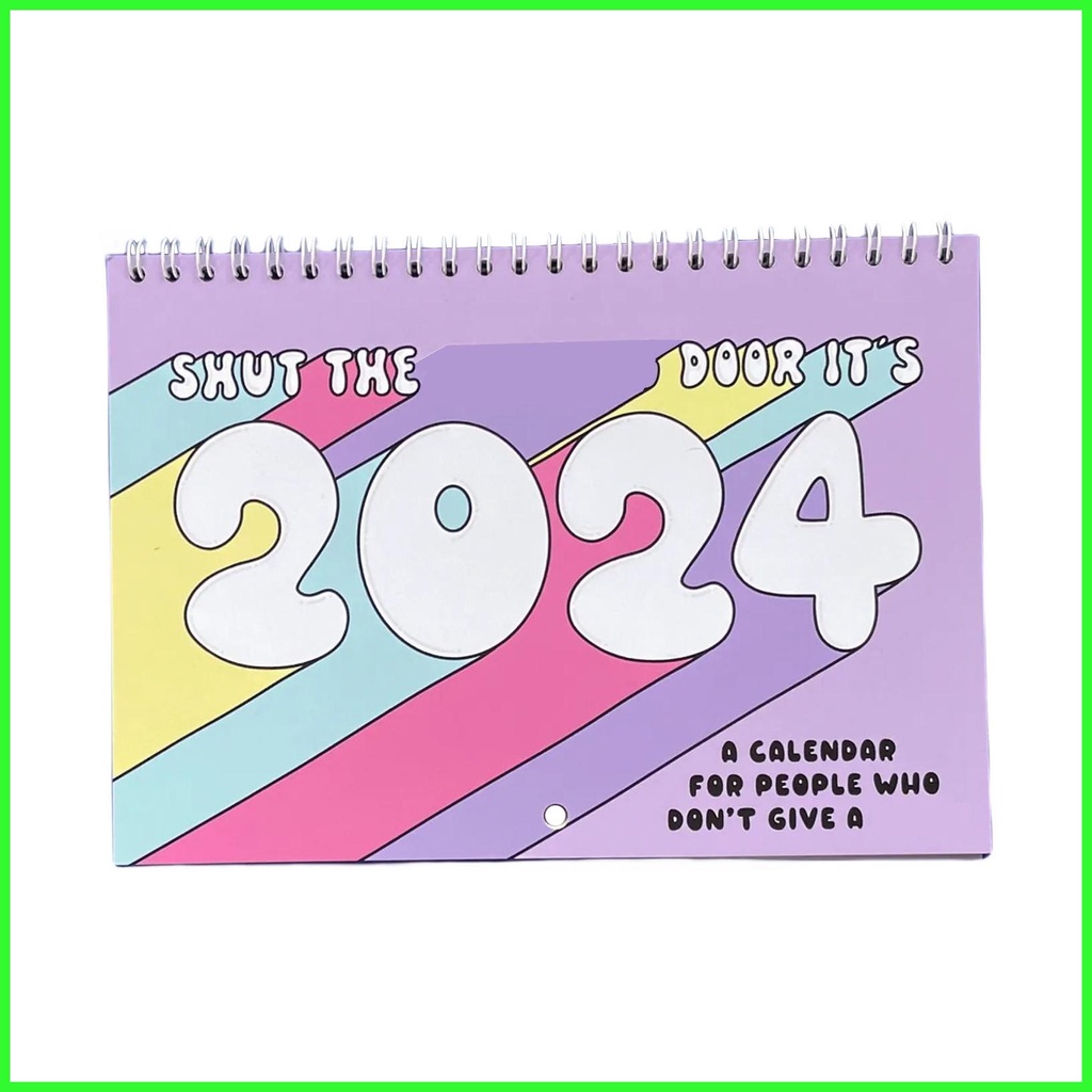 Funny Sweary Calendar 2024 Swear Word Planner 2024 Sarcastic Planner