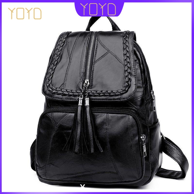 YoYo 950 Korean Fashion Travel Backpack school student use soft pu