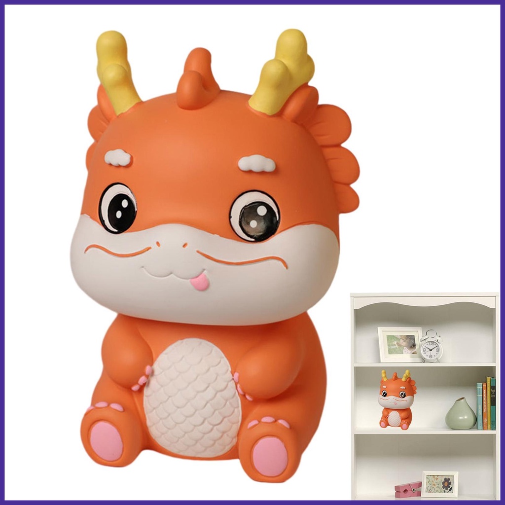 Dragon Year Ingot Money Bank 2025 Chinese Dragon Figurine Coin Bank