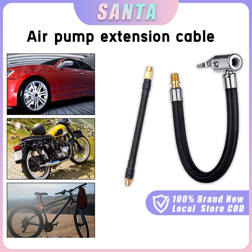 Portable Bike Motorcycle Air Inflator Replacement Hose Pump Inflatable ...