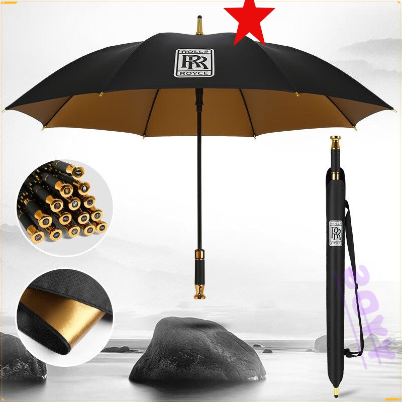 Rolls Royce Umbrella Long Handle Golf Umbrella Benz Audi BMW Volkswagen