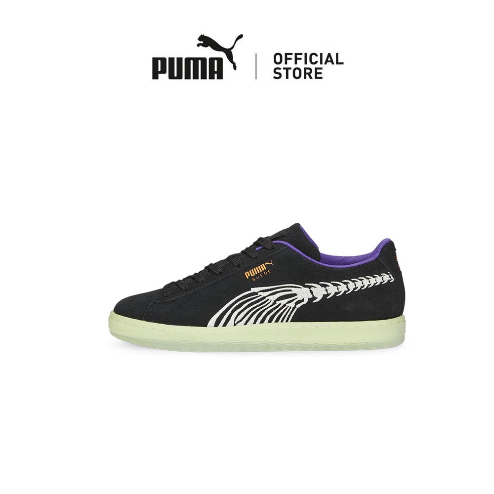 NEW PUMA Unisex Suede Haunted Sneakers Black Shopee Philippines