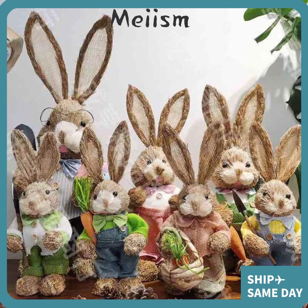 MEIISM Rabbit Decoration Wedding Ornament Party Supplies Gift Easter ...