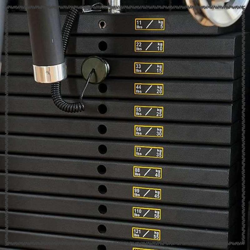 [MCA] Weight Stack Labels Weight Stickers 11-176lbs, Decals Weighted ...