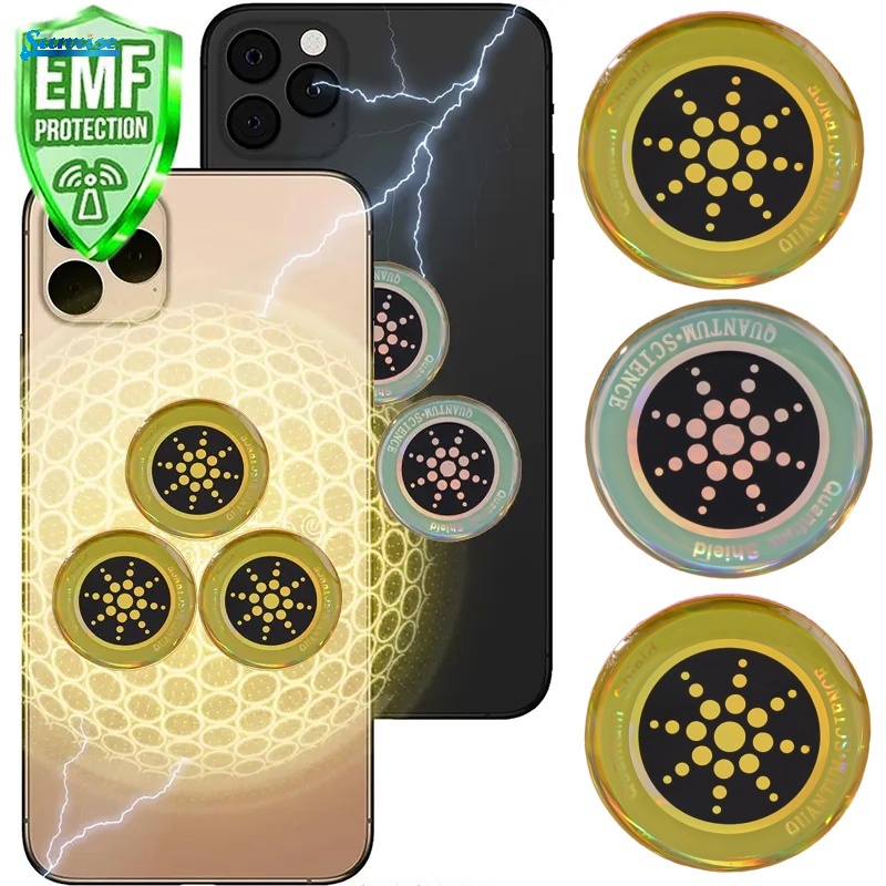 1-3Pcs Colorful Universal Mini Anti Radiation Mobile Phone Stickers ...