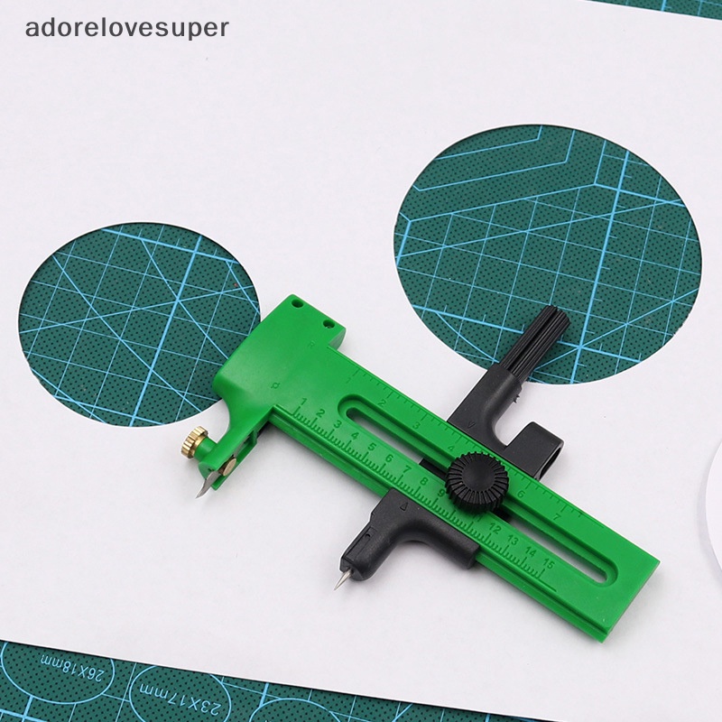 AD1PH 1Piece Rotary Compass Circle Cutter Doublestage Adjustable Paper