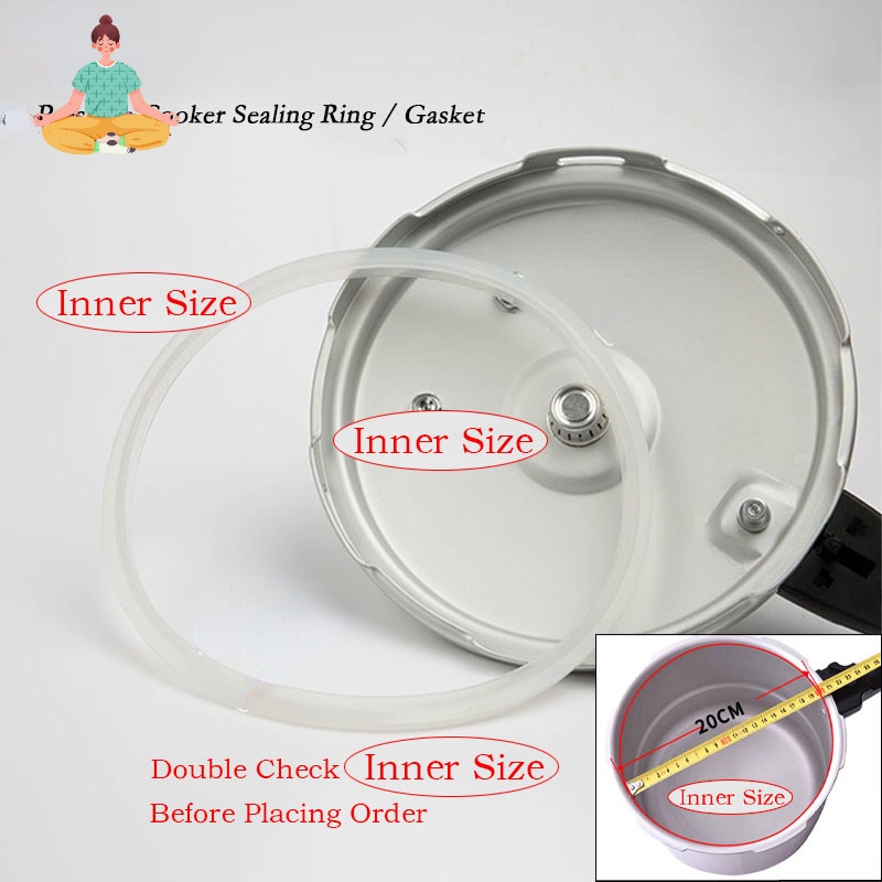 Universal Pressure Cookers Silicone Rubber Gasket Sealing Ring Pressure ...