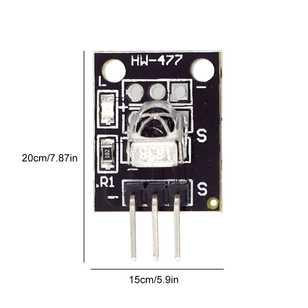 AZDelivery 5 x KY-022 Set IR Empfänger Infrarot Receiver CHQ1838 Sensor