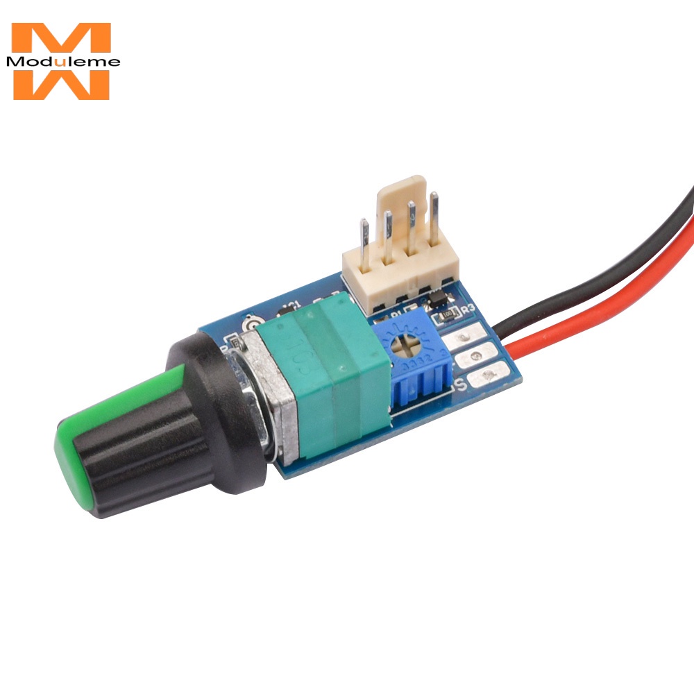 12V DC Motor Speed Controller PWM Speed Adjustable Switch DC Fan Speed Control Module for RV