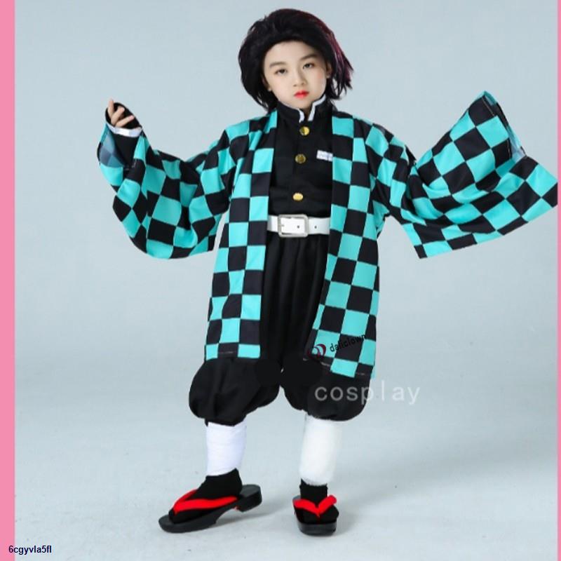 Demon Slayer Kimetsu no Yaiba cosplay Costume Nezuko Tanjirou Zenitsu ...