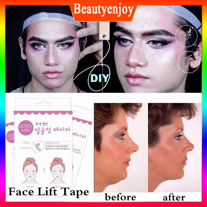 40pcs Lift V Shape Face Sticker Makeup Face Chin Lift Tool Thin ...