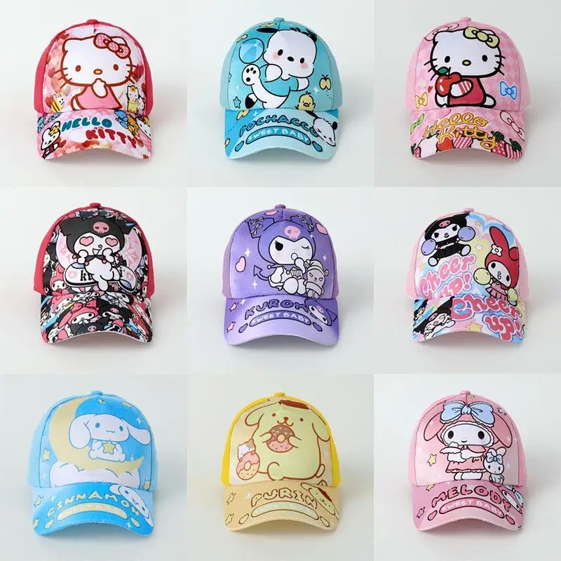 Sanrio Kuromi Melody Pochacco Hello Kitty Cartoon Baseball Cap ...