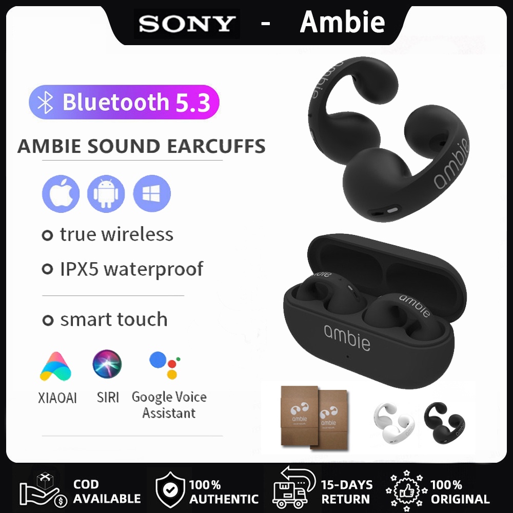 SONY Ambie Bone Conduction earphone Wireless bluetooth earphone with