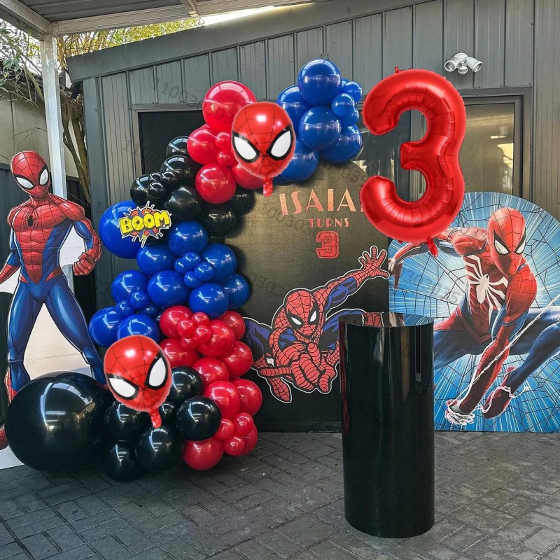 spiderman-balloons-spiderman-head-red-32inch-1-9th-number-foil-balloon