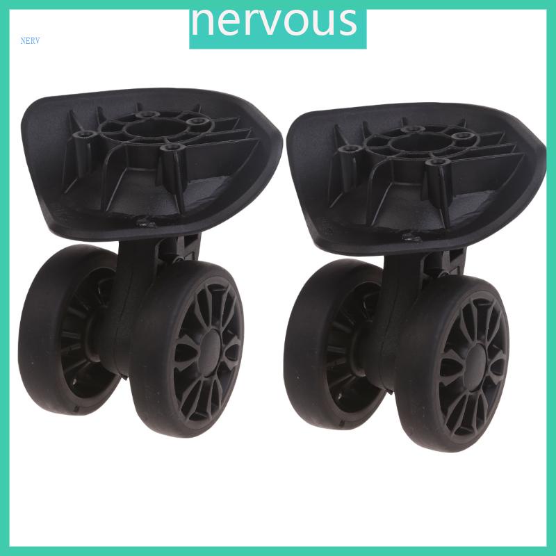NERV Heavy Duty Luggage Wheel Replacement Trolley Casters Double Row 360 Degree Swivel Suitcase Silent Wheels 2pcs Set Shopee Philippines