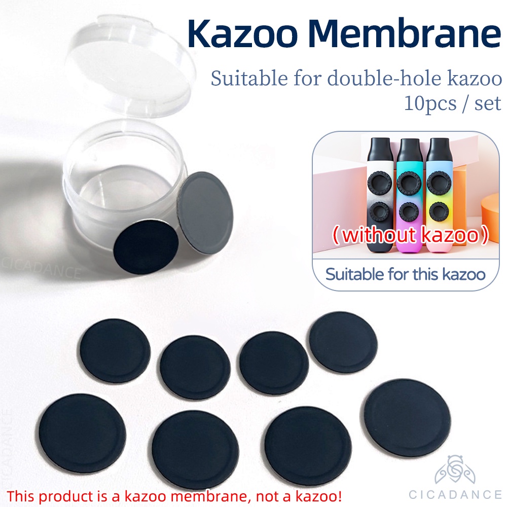 Doublehole Kazoo Membrane Upgraded Black Membrane Better Sound Texture