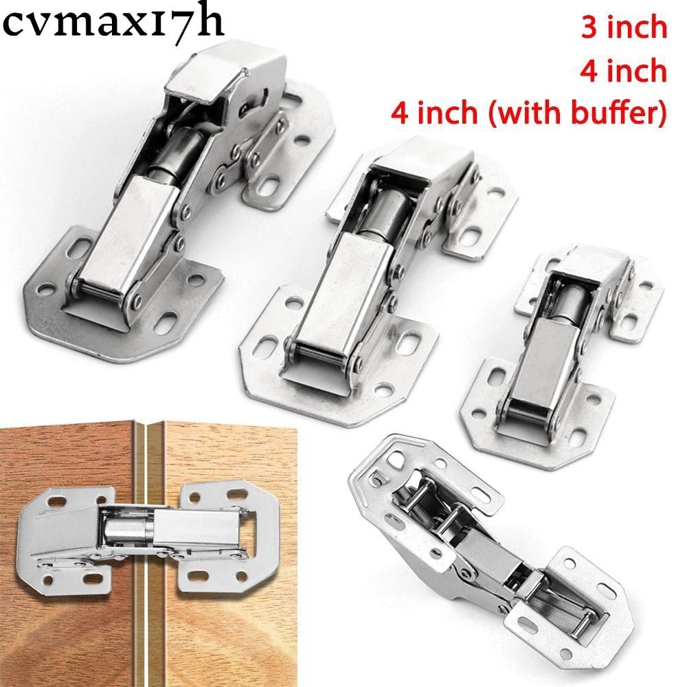 CVMAX1 Spring Hinges, Hidden 90 Degree Cabinet Hinge, Noiseless Soft ...