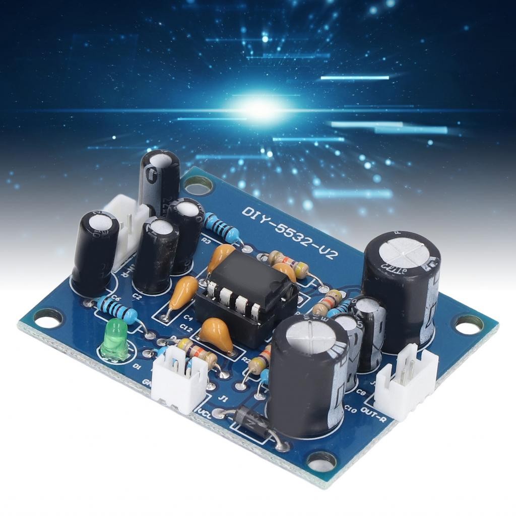 Ujewndju Stereo Preamp Preamplifier Tone Board Audio Single Power Front ...
