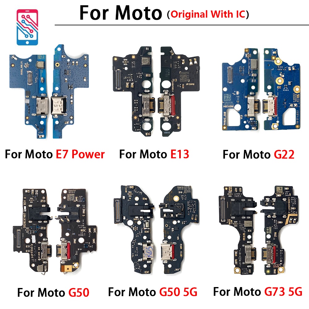 100% Original For Moto E13 E7 Power G22 G50 G73 5G USB Charging Port ...