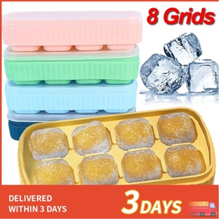 6 Grid Big Ice Tray Mold Giant Jumbo Large Food Grade Silicone Ice