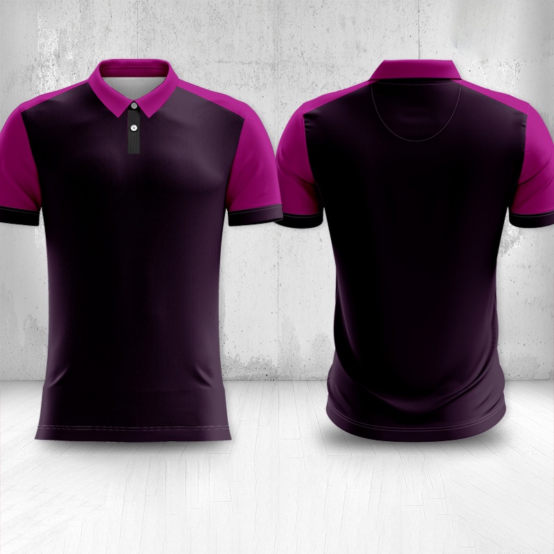 Personalized FULL SUBLIMATION Black & Violet Design/Color Company ...