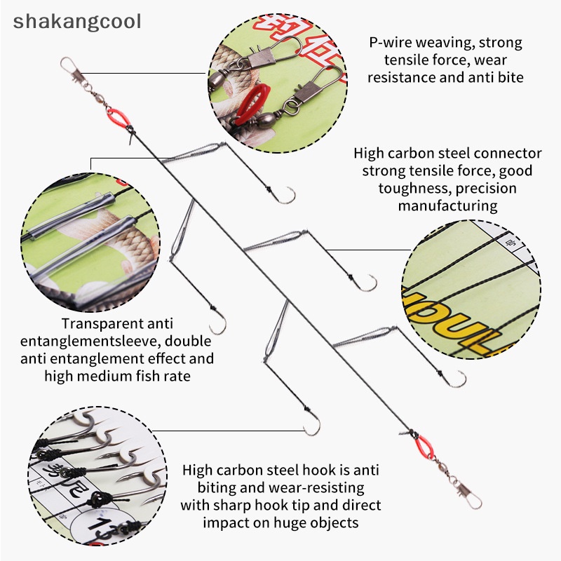 SCPH White Fish Skin Bionic String Hook Shrimp Skin Hook Warped Mouth