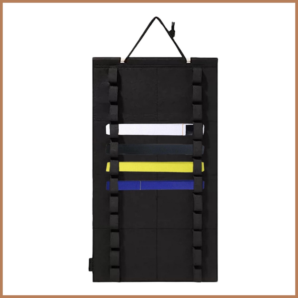 Karate Belt Display Rack Wall Mounted Belts Display Holder Holds 12