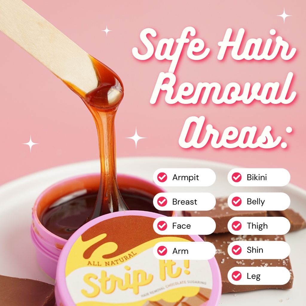 【hot sale】 Strip It Hair Removal Sugaring Kit with FREE Strips and