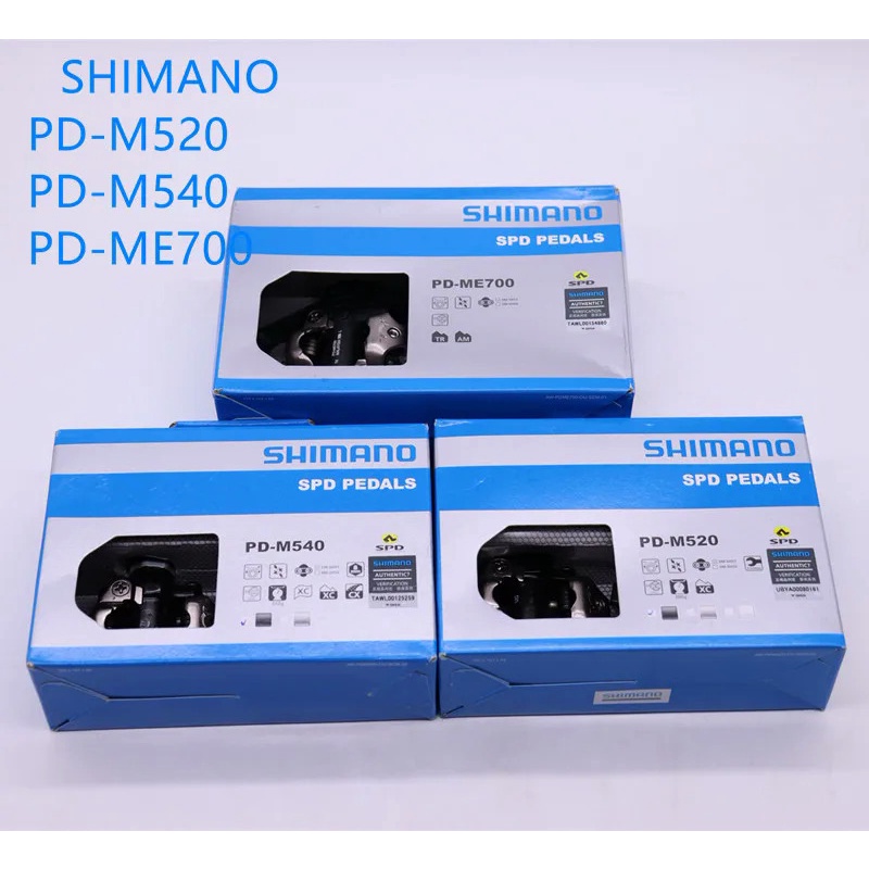 Original SHIMANO PD M520 M540 ME700 MTB mountain bike bicycle pedals ...