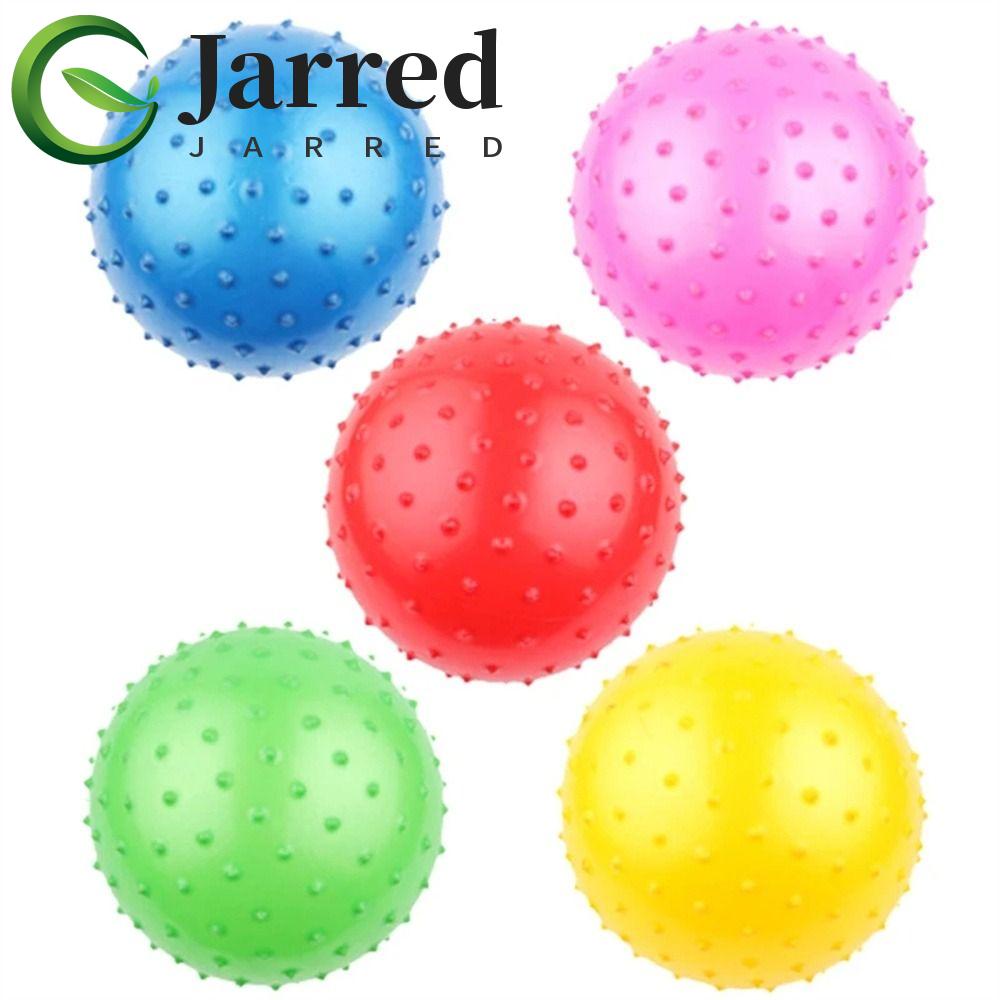 JARRED Inflatable Ball, Bouncing Soft Squeeze Rubber Ball, Baby Infant Interactive Games