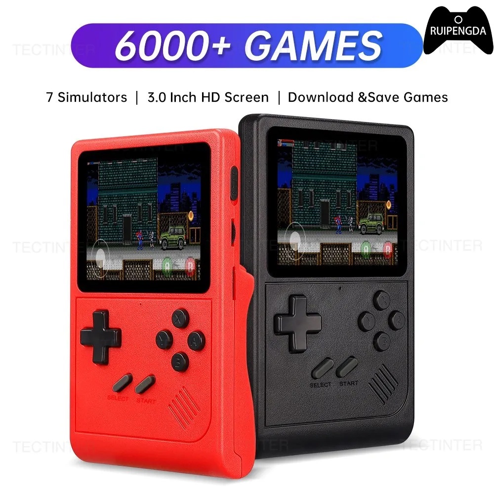 GB300 3.0 inch Screen Portable Handheld Game Console Retro Video Game  Console Built-in 6000 Game For SF/SFC/GB/GBA | Shopee Philippines