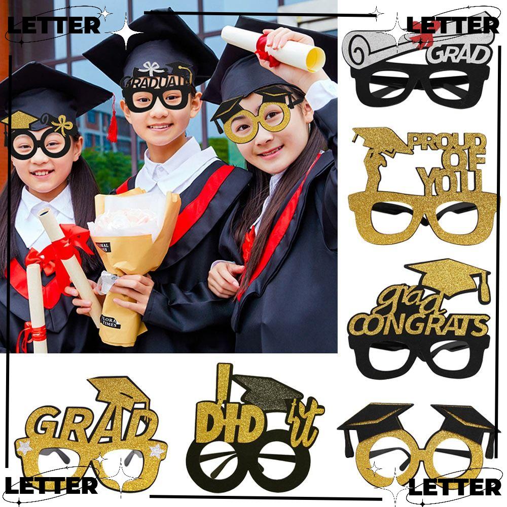 LET Graduation Glasses, Meaningful DIY Party Supplies, 2024 Happy Grad