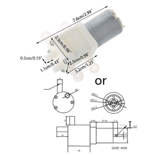 AOTO Priming Diaphragm Mini Pump Motor 12V Micro Pumps For Water ...